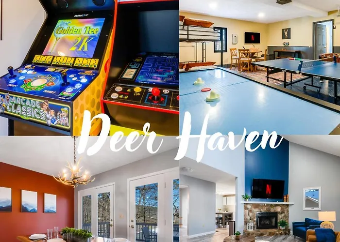 Mtn Views, Hot Tub, 2 Game Rms, Fire Pit, Pet Friendly, Top Mtn